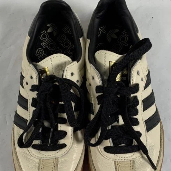 Adidas Samba OG Men's Sneakers - Cream and Black - Picture 4 of 8